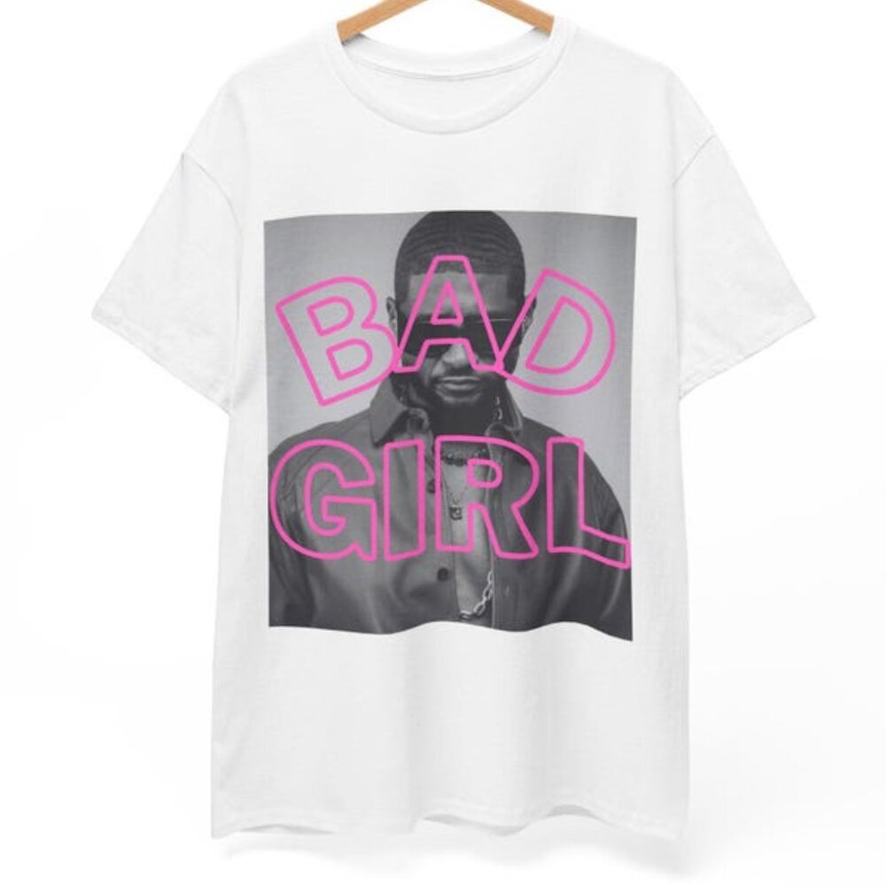 Usher Bad Girl T-shirt, Usher Tour Shirt